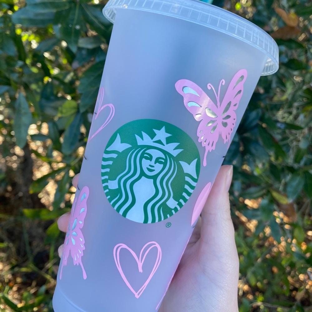 Butterfly Starbucks cup